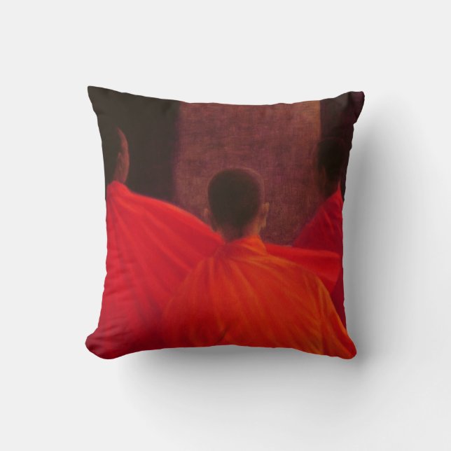 Coussin Quatre moines (Recto)