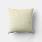 Coussin Quatrefoil crème (Verso)