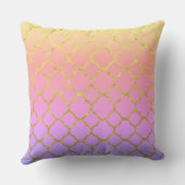 Coussin Quatrefoil Motif Rose Gold Pink Ombre 2020 (Verso)