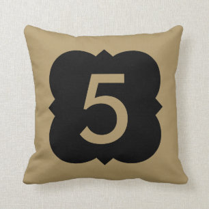 Coussin Quatrefoil : Numéro 5