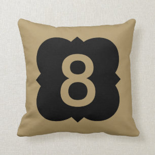 Coussin Quatrefoil : Numéro 8