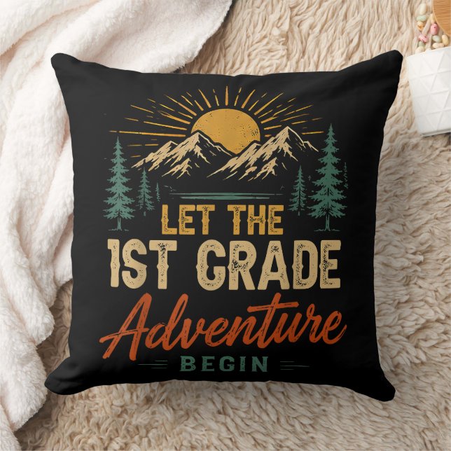 Coussin Que l'aventure de CP commence (Couverture)