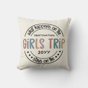 Coussin Que se passe-t-il sur Girls Trip Custom Girls Week