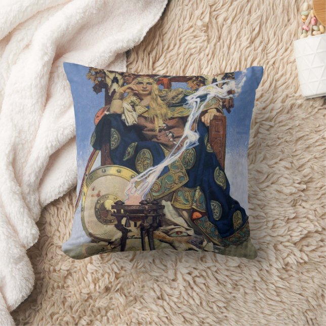 Coussin Queen Maeve Warrior Princess Imaginaire Art (Couverture)
