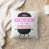 Coussin Queen Of The Grill, Couronne Rose (Couverture)