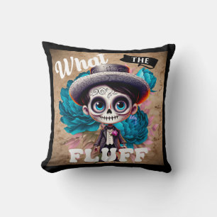 Coussin Quel crâne de sucre de boule