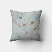 Coussin Quelque Chose de Bleu Élégante Fleur Sauvage Monsi (Verso)