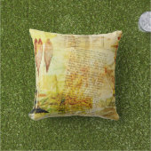 Coussin Quelqu'un pour le thé ? (Herbe)