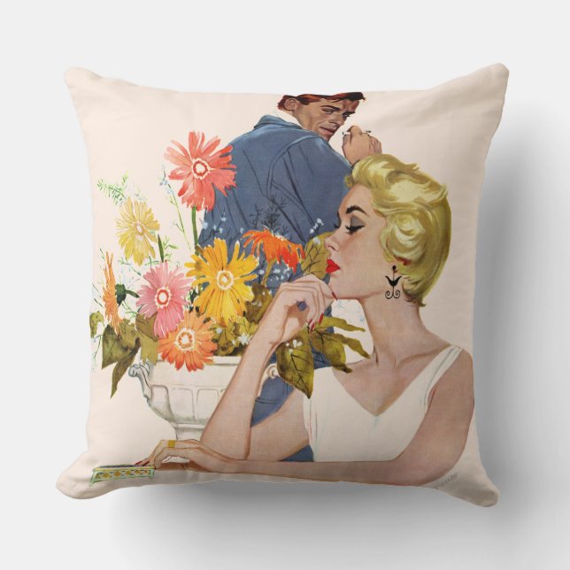 Coussin Querelle d'anniversaire (Recto)