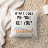 Coussin Qu'Est-Ce Que Whining Vous Donne ? (Couverture)