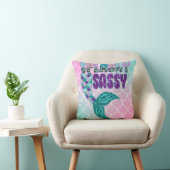 Coussin Queue de sirène rose violet vert Splashy Sassy Fém (Chaise)