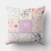Coussin Quilt floral Whimsical (Recto)