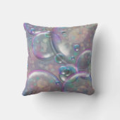 Coussin Qu'y a-t-il dans les bulles (Verso)