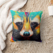 Coussin Raccoon Animal Discovery Aventure Nature Planet (Couverture)
