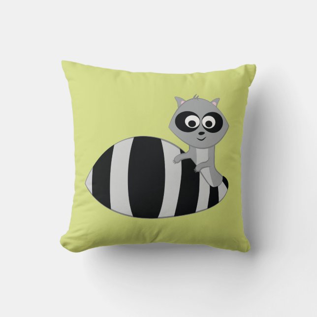 Coussin Raccoon - Critère (Recto)