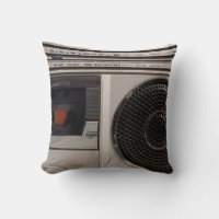 Radiocassette radio stéréo portable rétro obsolète