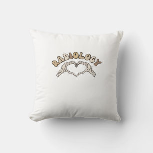 Coussin Radiologie Squelette Coeur Mains Classique