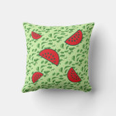 Coussin Rafraîchir la feuille de pastèque (Verso)
