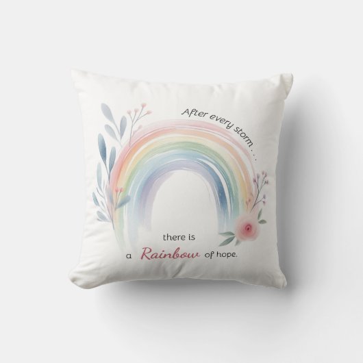 Coussin Rainbow Baby Miracle (Recto)