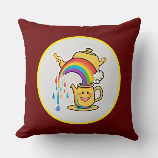 Coussin "Rainbow Brew" (Recto)