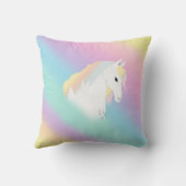 Coussin Rainbow Horse Unicorn Equestrium Girly (Verso)