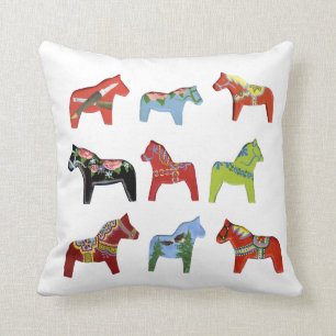 Coussin Rainbow Horses