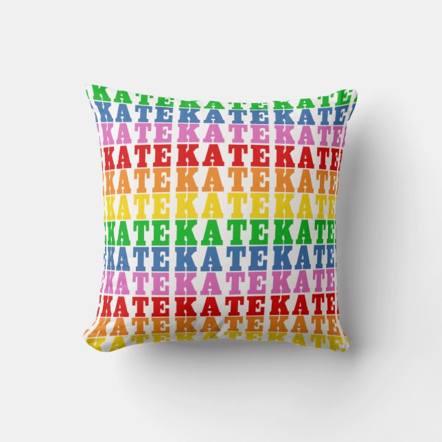 Coussin Rainbow Kate (Recto)