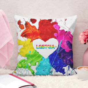 Coussin Rainbow Modern Stripe LGBT