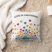 Coussin Rainbow of Hearts Design (Couverture)