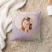 Coussin Rainbow Pastel Gold Parties scintillant Photo du c (Couverture)