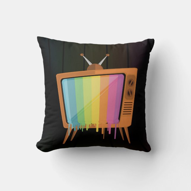 Coussin Rainbow TV (Recto)