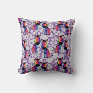 Coussin Rainbow Zebra