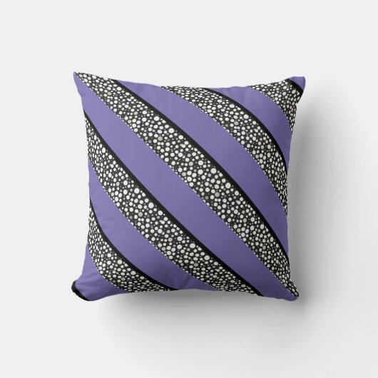 Coussin Raindrops I Small Stripes Left (Recto)