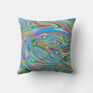 Coussin Rainlow couleurs conception abstraite