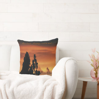 Coussin Ralentissez, simplifiez, soyez gentil......