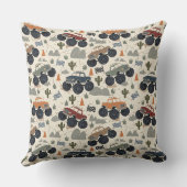 Coussin Rallye de Monster Truck (Verso)