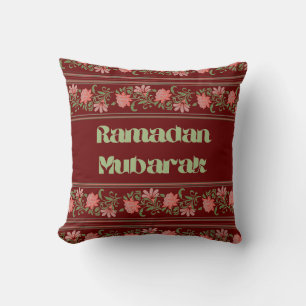 Coussin Ramadan Moubarak motif frontalier islamique Arabes