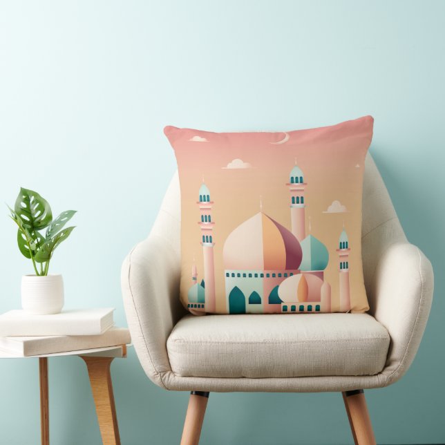 Coussin Ramadan Pillow – Ornate Mosque (Chaise)