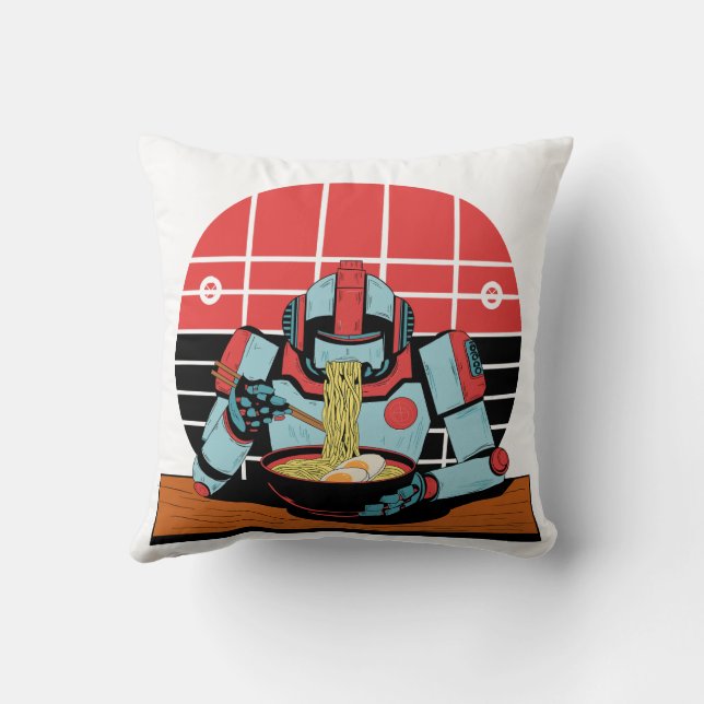 Coussin Ramen mécanique  (Verso)