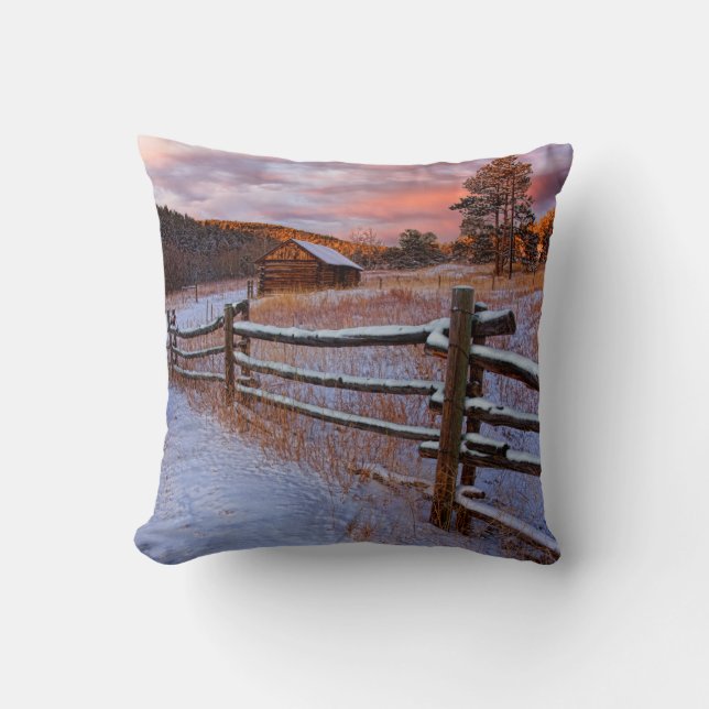 Coussin Ranch de neige (Recto)