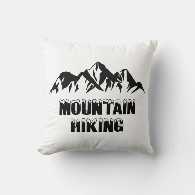 Coussin Randonnée en montagne (Recto)