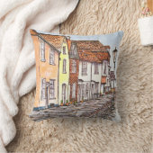 Coussin Rangée de maisons (Couverture)
