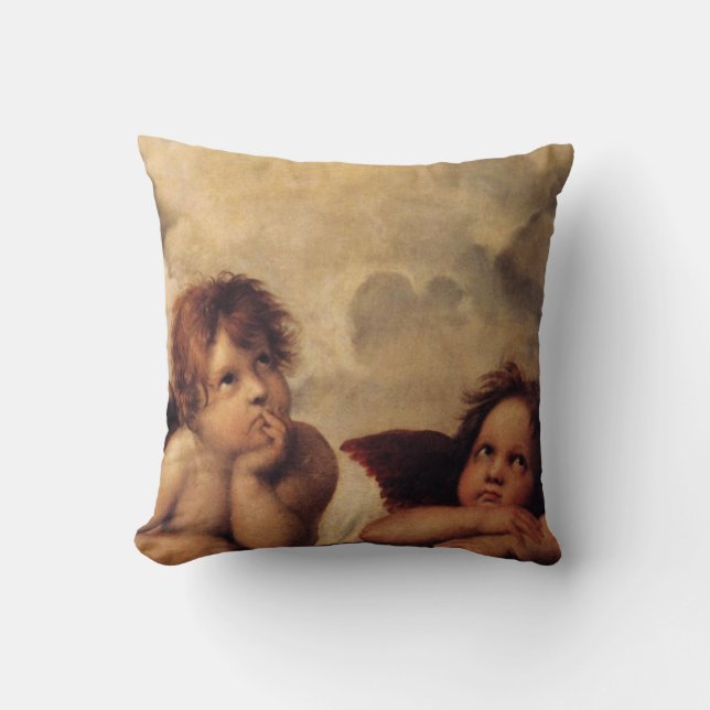 Coussin Raphaël, Chérubin de la Sixtine (Recto)