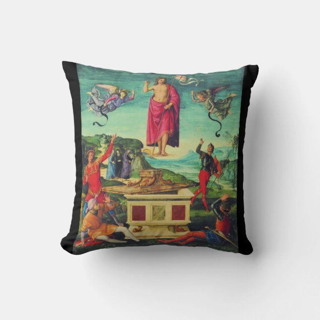 Coussin Raphael Résurrection de Jésus-Christ Art (Recto)
