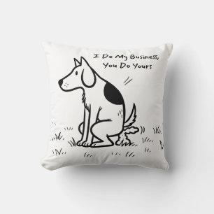 Coussin Rappel des déchets de chiens de chien du propriéta