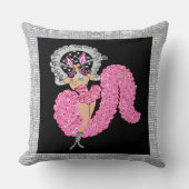 Coussin Rare ERTE Design "Mimi" (Recoloré) (Recto)