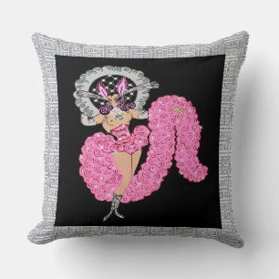 Coussin Rare ERTE Design "Mimi" (Recoloré)