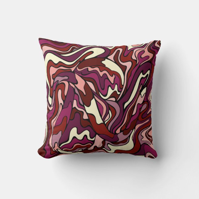 Coussin Raspberry Ripple réversible (Recto)