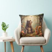 Coussin Rassemblement forestier de jolis animaux (Chaise)