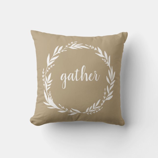 Coussin Rassembler l'oreiller de courroie de bienvenue (Recto)